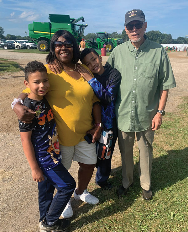 Family at Gull Meadows Farm